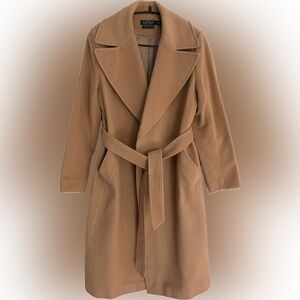 Ralph Lauren Tan Belted Coat